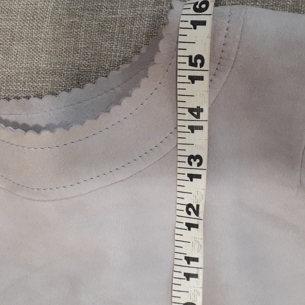 Rebecca minkoff cardamon grey plum suede dress Nwt size 4 - Picture 15 of 15